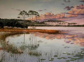 Looking East On Western Lake